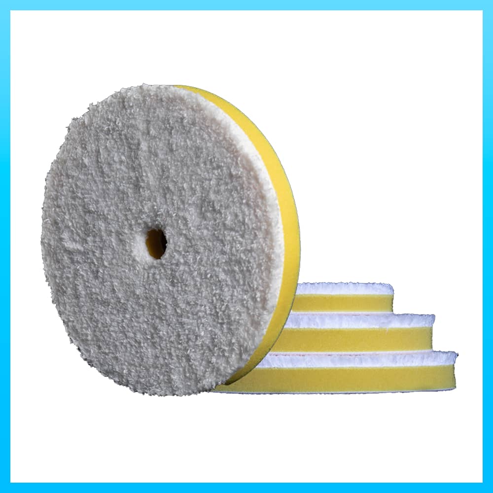 Rupes Yellow Microfiber Pads Professional Cleaning Supply