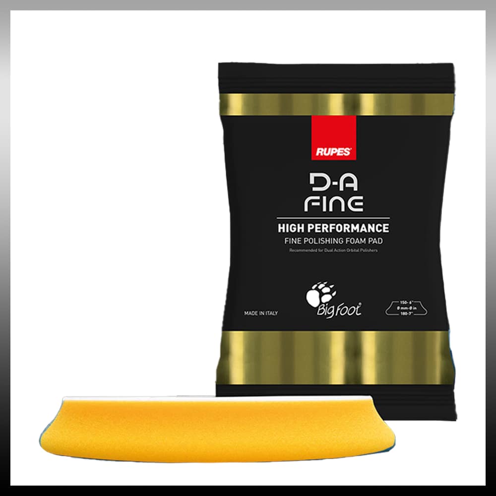 Rupes DA Fine 6" Yellow Foam Polishing Pads