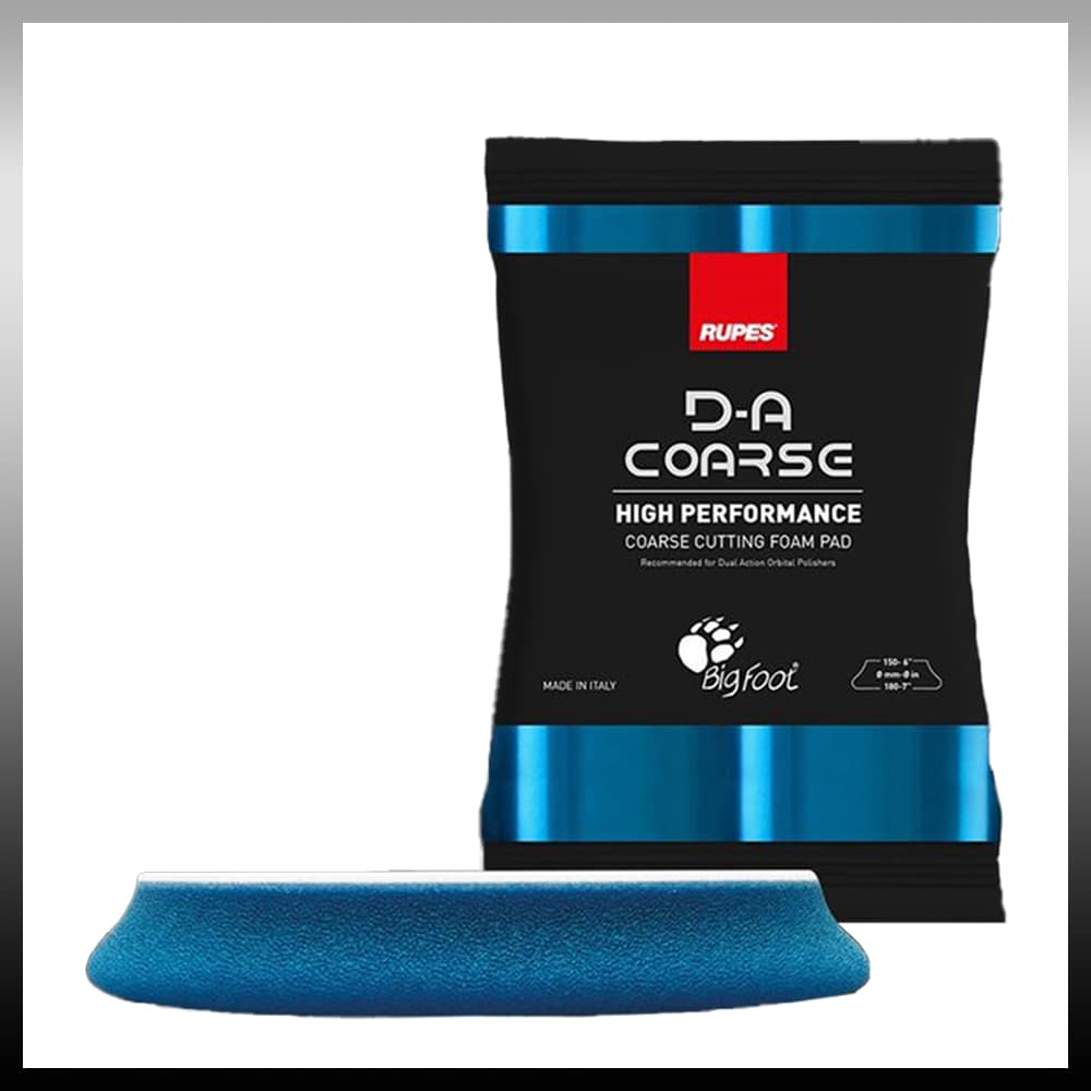 Rupes DA Coarse 6" Blue Foam Polishing Pads