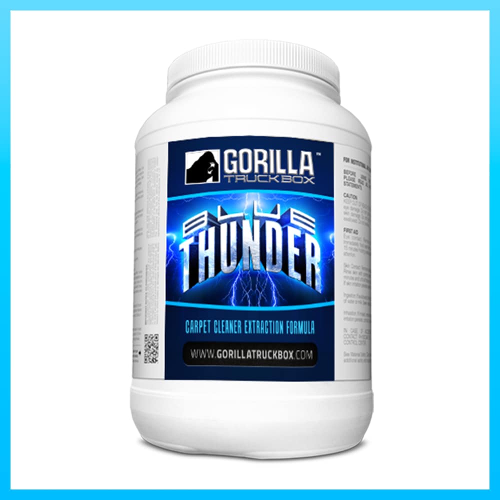 Gorilla Truckbox - Gorilla Blue Thunder - Carpet Emulsifier, 8lb Pail