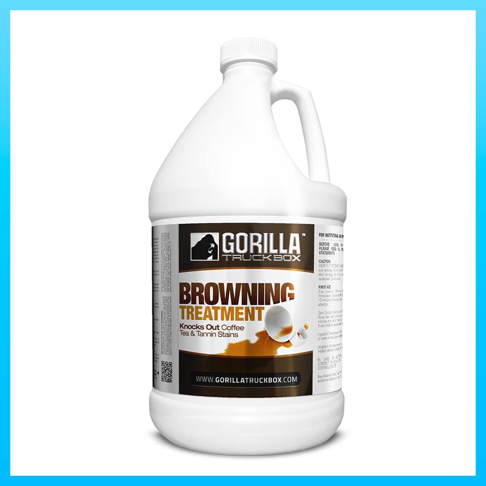 Gorilla Truckbox - Gorilla Browning Treatment - Tea & Tannin Remover, Gallon