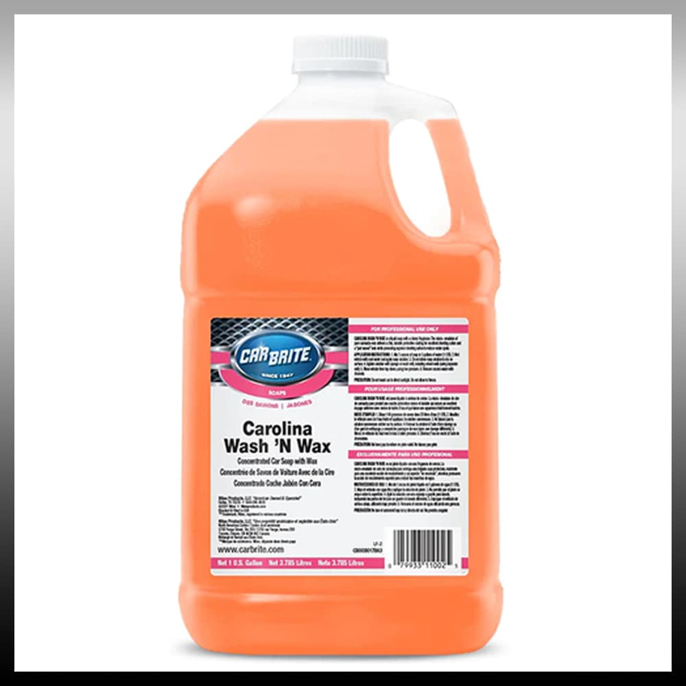 Car Brite | Carolina Wash N' Wax (One Gallon) | Liquid Soap
