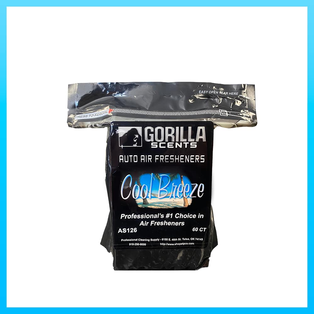 Gorilla Scents | 60ct Cool Breeze Wafers | Auto Air Fresheners