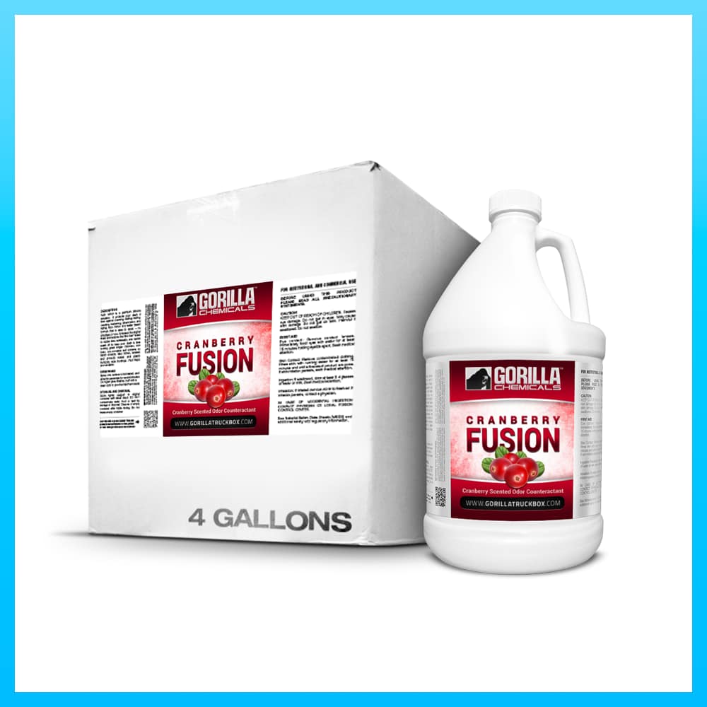 Gorilla Truckbox - Gorilla Cranberry Fusion Odor Counteractant - Carpet Deodorizer - Case (4 Gallons)