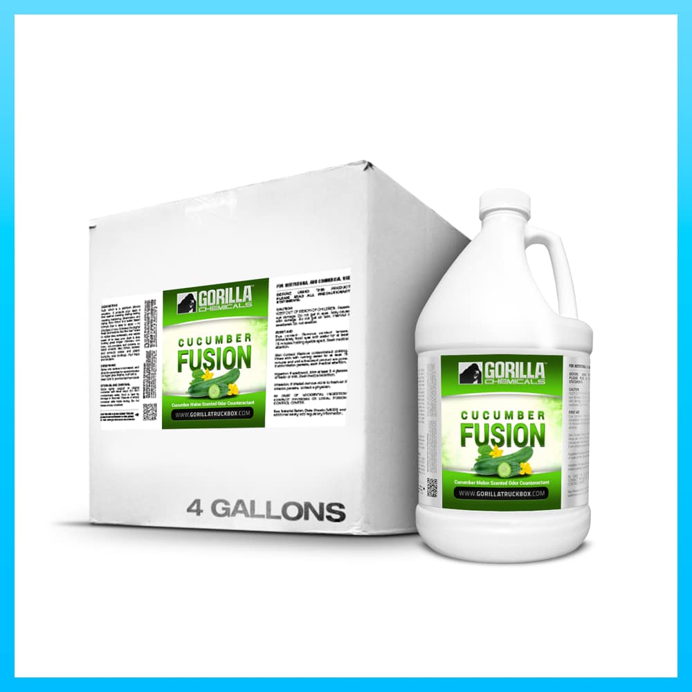 Gorilla Truckbox -  Gorilla Cucumber Fusion Odor Counteractant - Carpet Deodorizer - Case (4 Gallons)