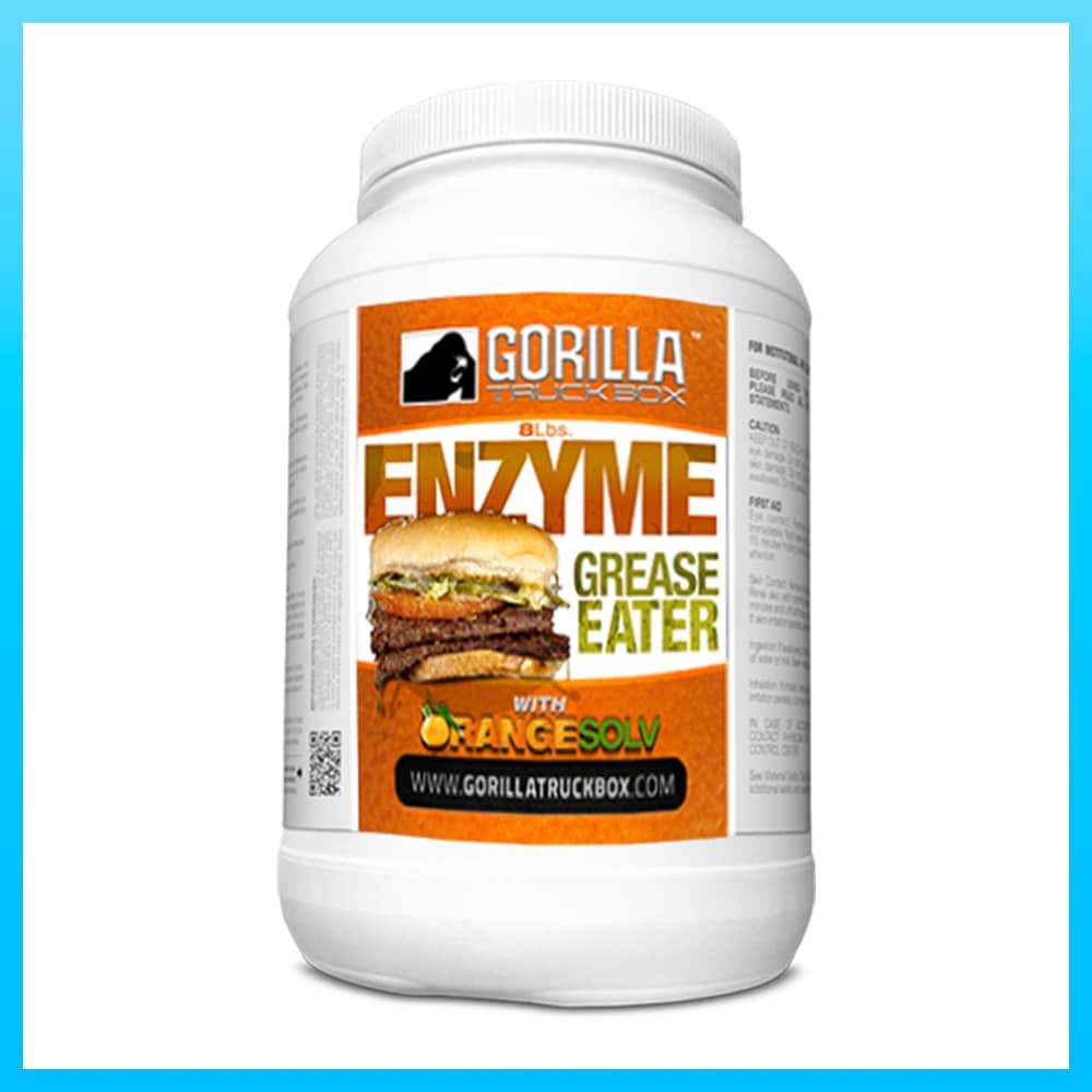 Gorilla Truckbox - Gorilla Enzyme Grease Eater - Powdered Pre-Spray for Restaurant Carpets, 6.5lb Pail