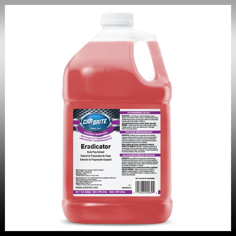 Car Brite | Eradicator (One Gallon) | Body Prep Solvent