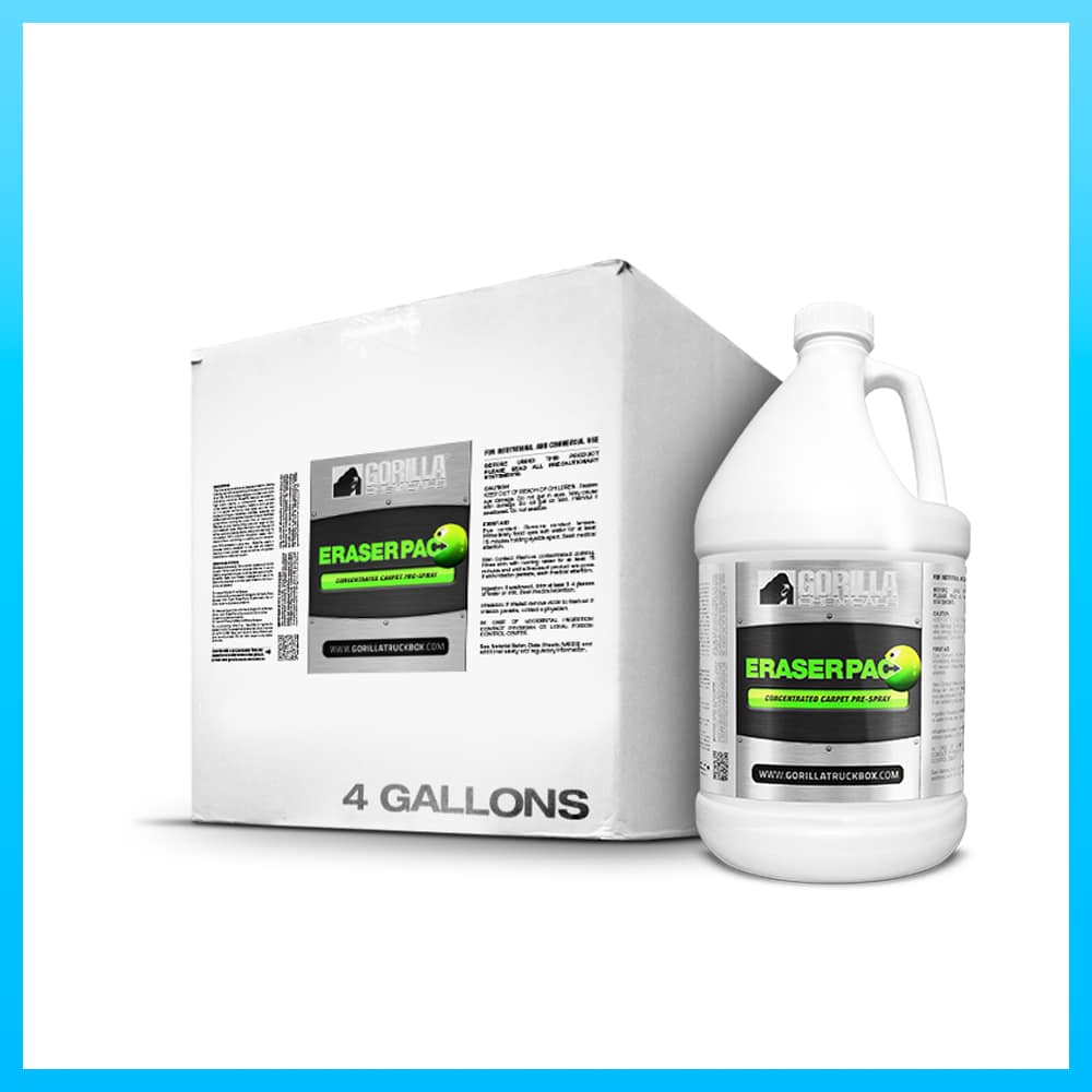 Gorilla Truckbox - Gorilla EraserPac - Alkaline Pre-Spray - Case (4 Gallons)