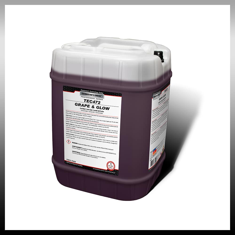 TECHNICIANS CHOICE - TEC472PL Grape N Glow - Car Wash Soap (5 Gallon)