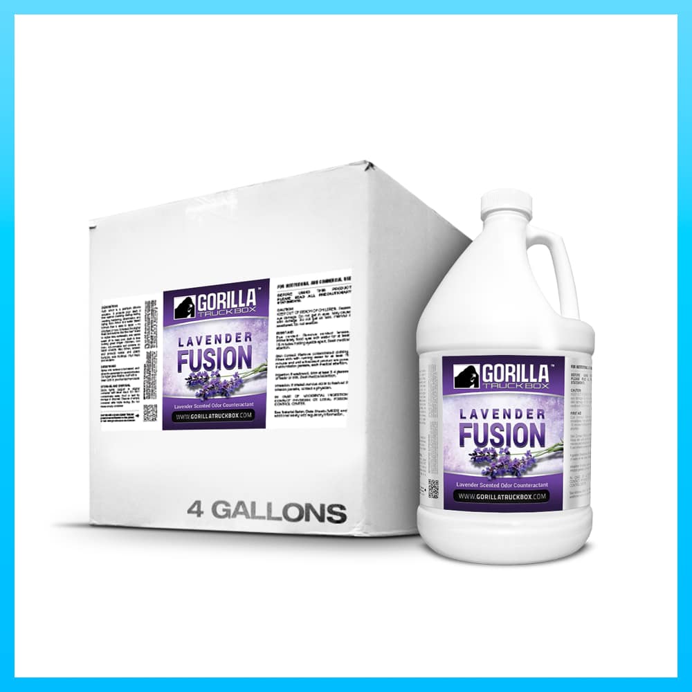 Gorilla Truckbox - Gorilla Lavender Fusion Odor Counteractant - Carpet Deodorizer - Case (4 Gallons)