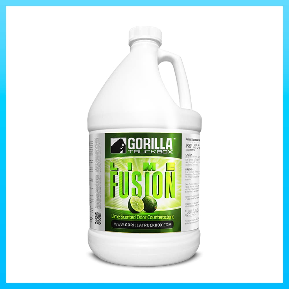 Gorilla Truckbox - Gorilla Lime Fusion Odor Counteractant - Carpet Deodorizer, Gallon