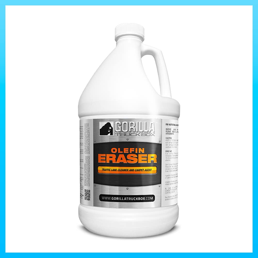 Gorilla Truckbox - Gorilla Olefin Eraser - High Alkaline Traffic Cleaner, Gallon
