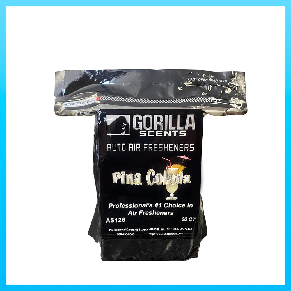 Gorilla Scents | 60ct Pina Colada Wafers | Auto Air Fresheners