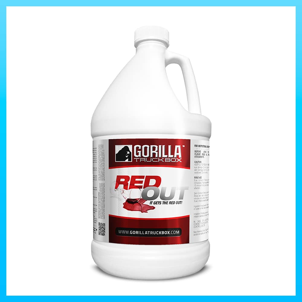 Gorilla Truckbox - Red Out - Dye Remover, Gallon