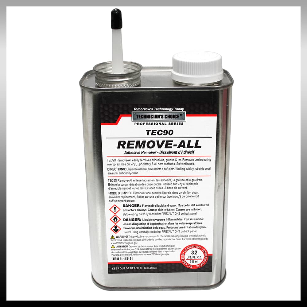 TECHNICIANS CHOICE - Tec9001 Remove-All Degreaser - Adhesive Remover (32 oz)