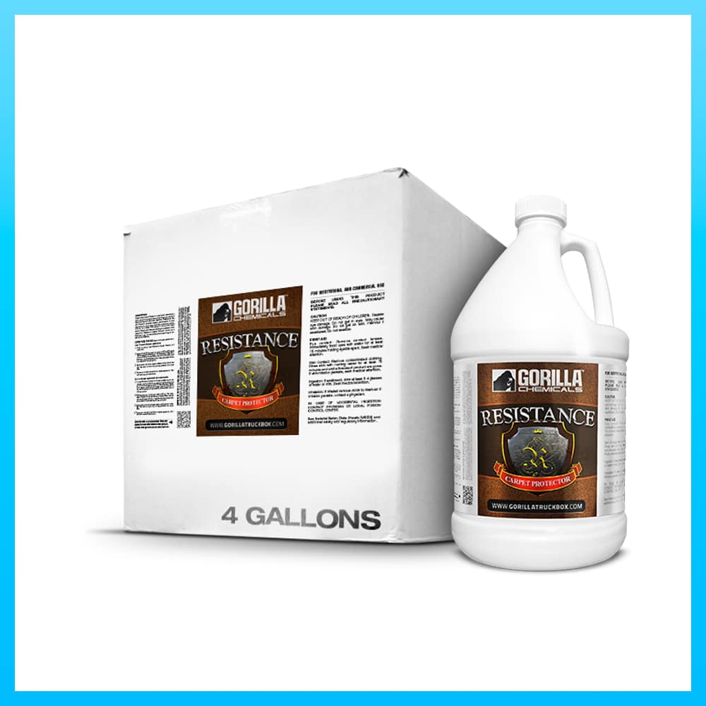 Gorilla Truckbox - Gorilla Resistance - Carpet Protector, Case (4 Gallons)
