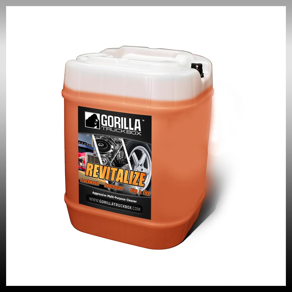 Gorilla Truckbox - Revitalize - Degreaser, Truckwash, Rim & Tire - 5 Gallon