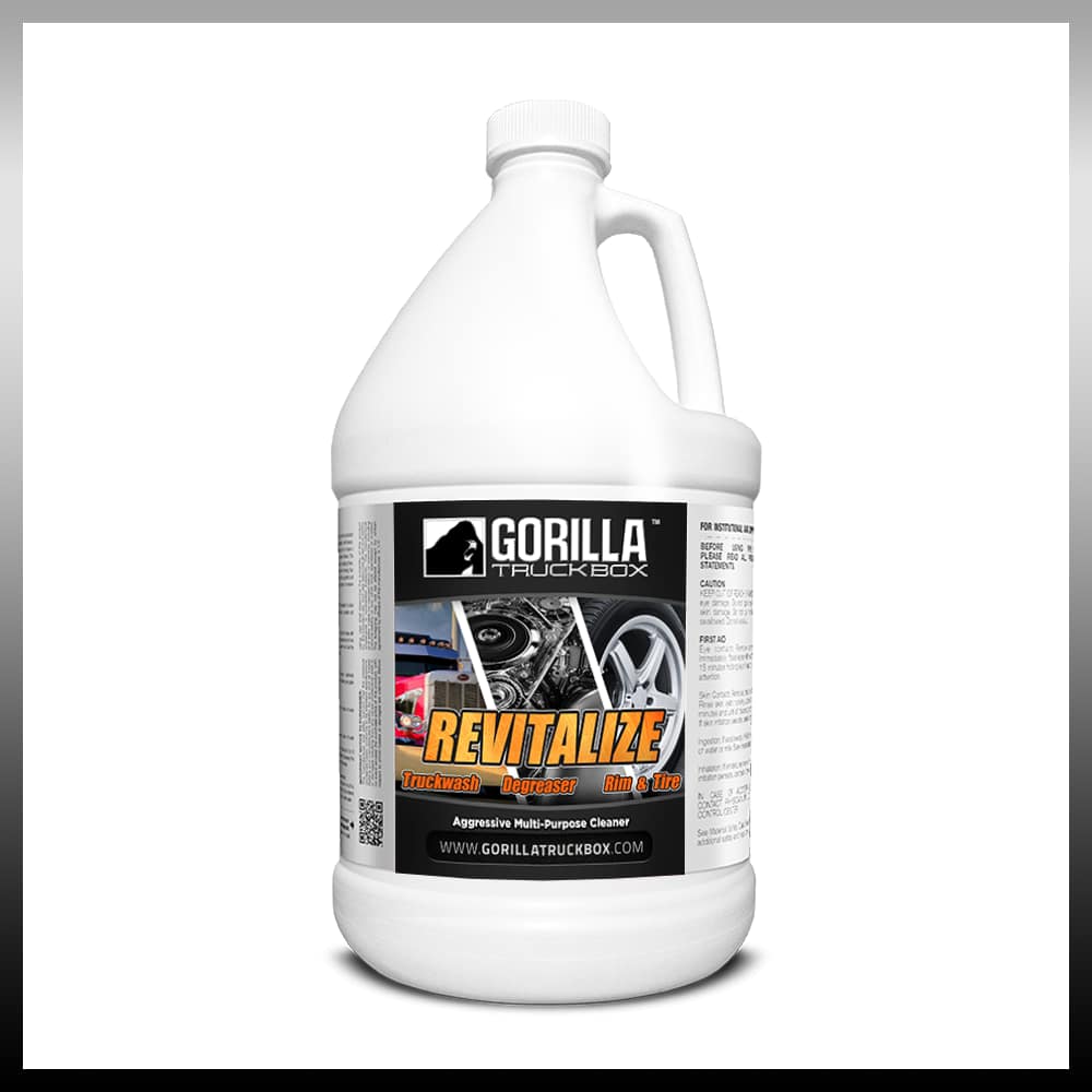 Gorilla Truckbox - Revitalize - Degreaser, Truckwash, Rim & Tire
