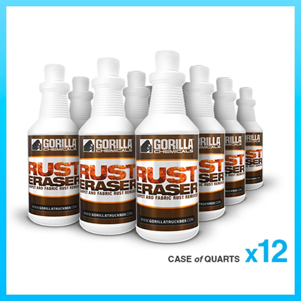 Gorilla Truckbox - Gorilla Rust Eraser - Rust Stain Eraser, Case (12 Quarts)