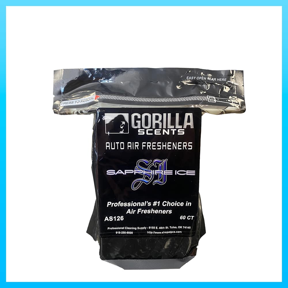 Gorilla Scents | 60ct Sapphire Ice Wafers | Auto Air Fresheners