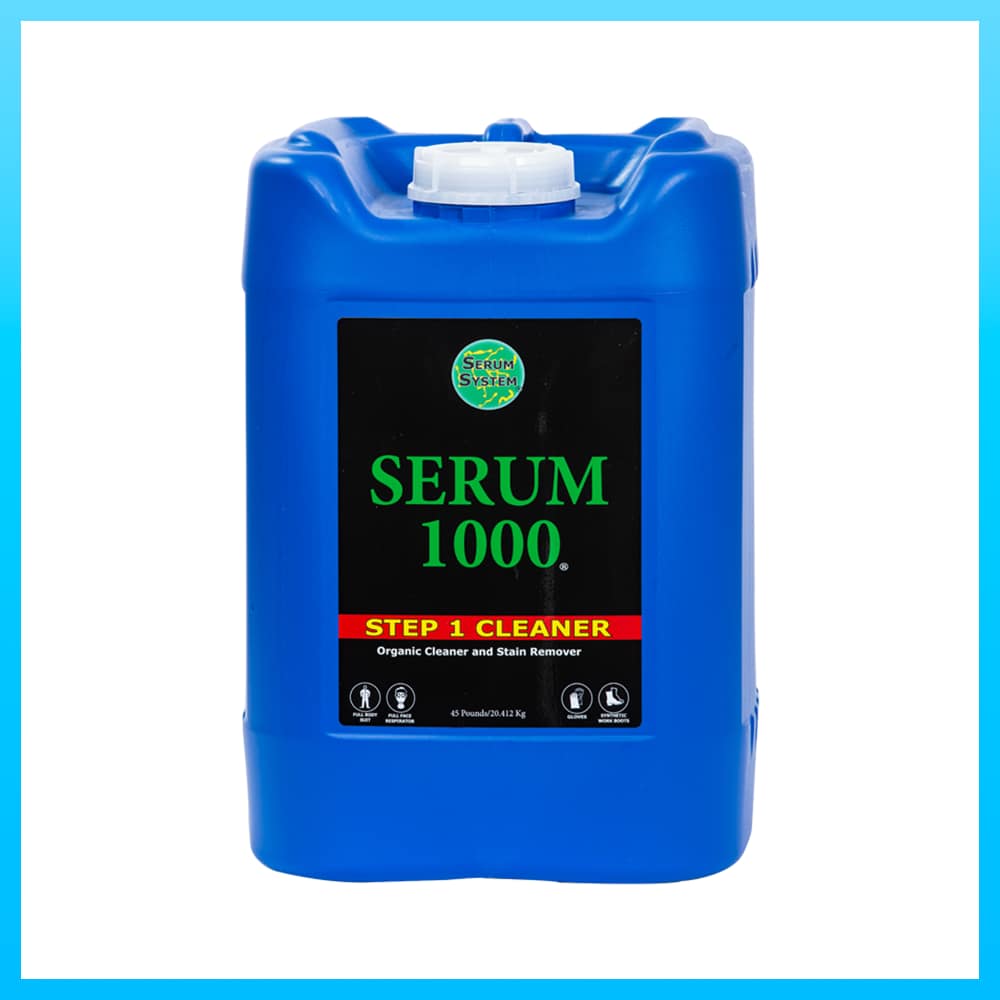 Serum 1000 Step 1 Mold Cleaner, Pail  (READ SHIP INFO)