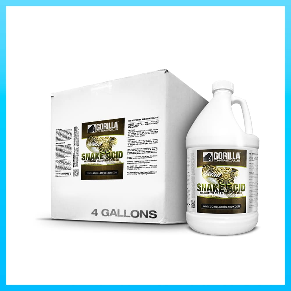 Gorilla Snake Acid Tile & Grout Cleaner - Case (4 Gallons)