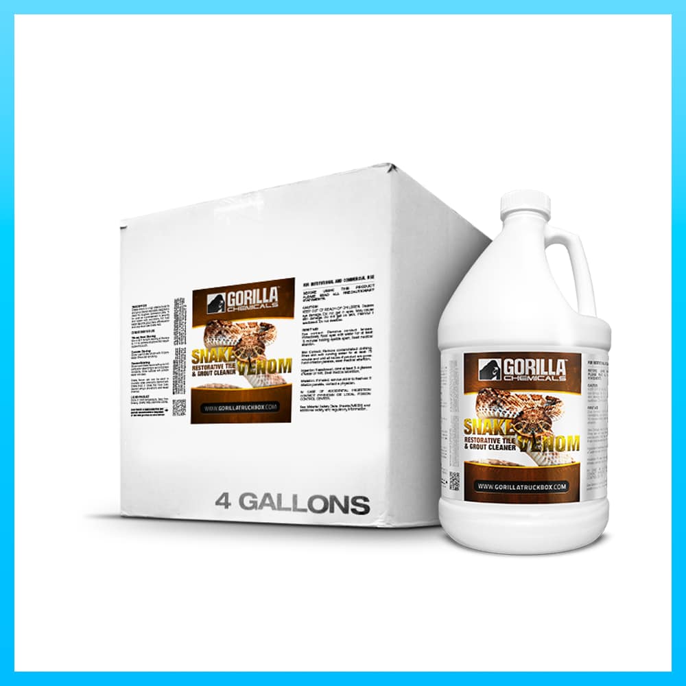 Gorilla Snake Venom Alkaline Tile & Grout Cleaner - Case (4 Gallons)