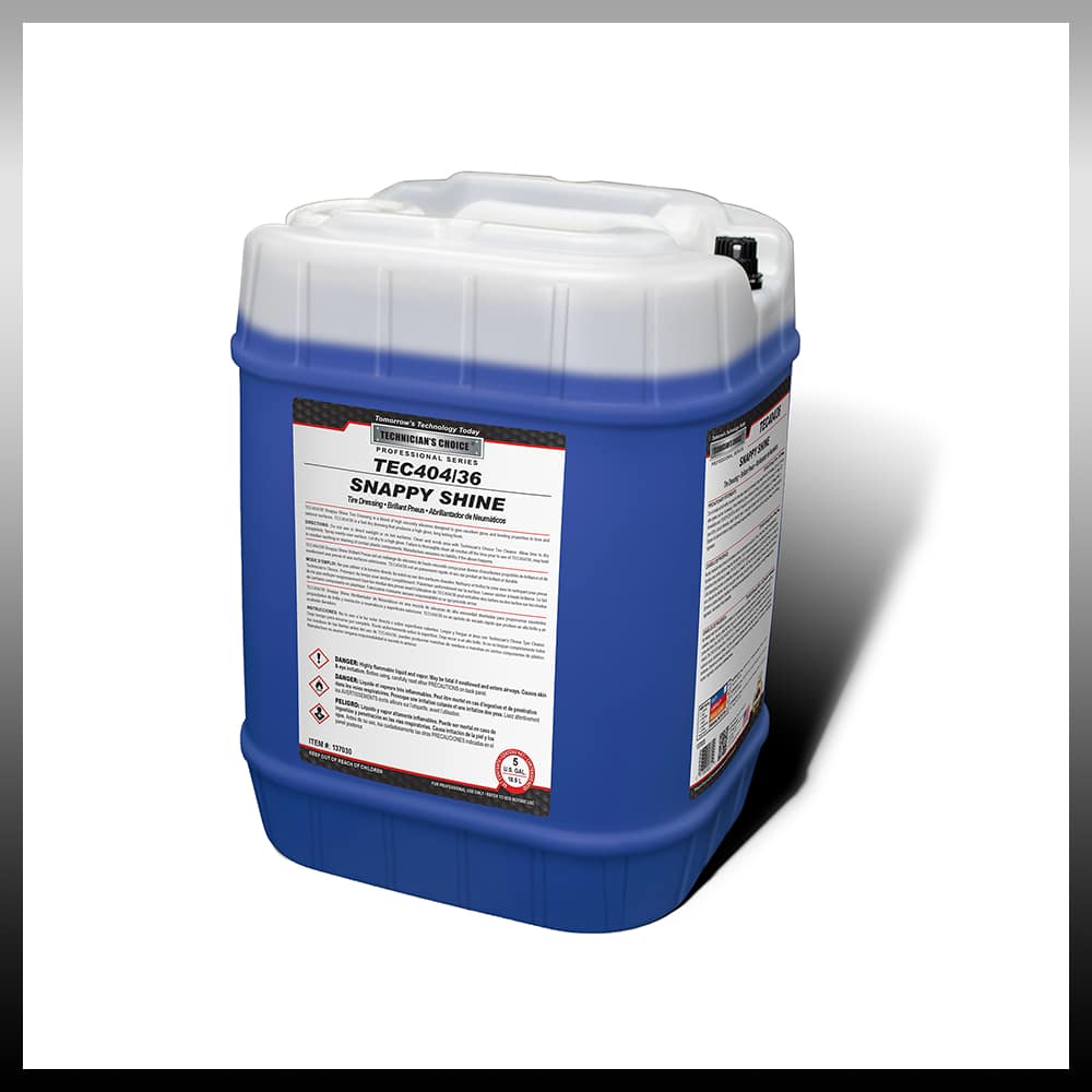 Technicians Choice | TEC404 Snappy Shine (5 gallon) | Tire Shine