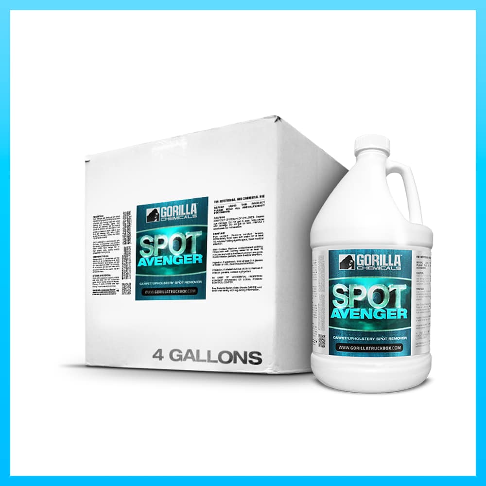 Gorilla Truckbox - Gorilla Spot Avenger - Spot & Stain Remover, Case (4 Gallons)