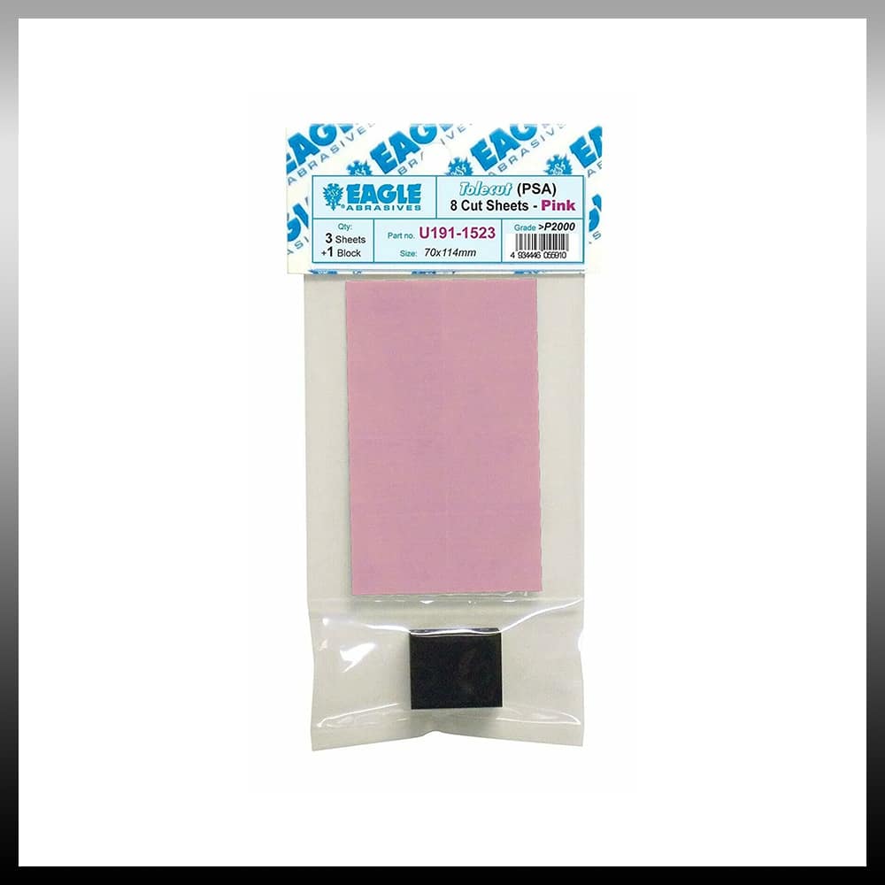 Tolecut Block Stickon Sheets - Pink w / Block, K1500 (J. Pak)