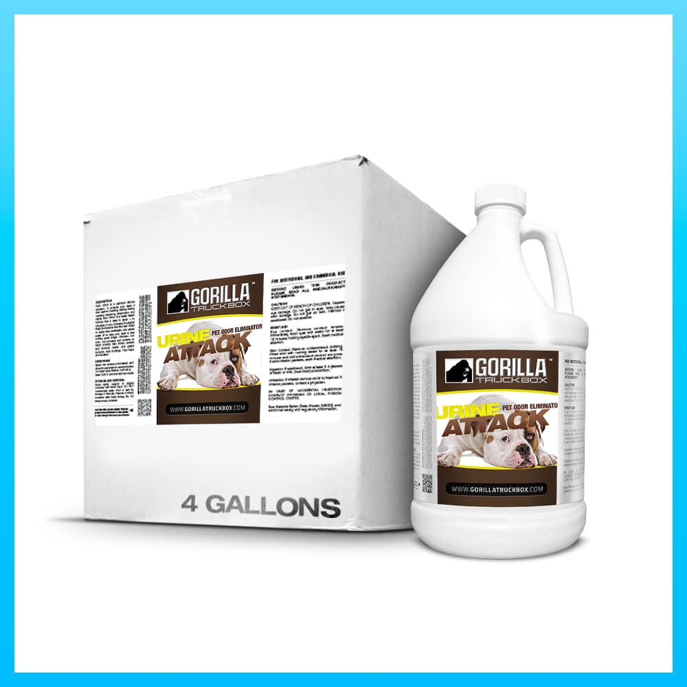 Gorilla Truckbox - Gorilla Urine Attack - Pet Spotter, Case (4 Gallons)