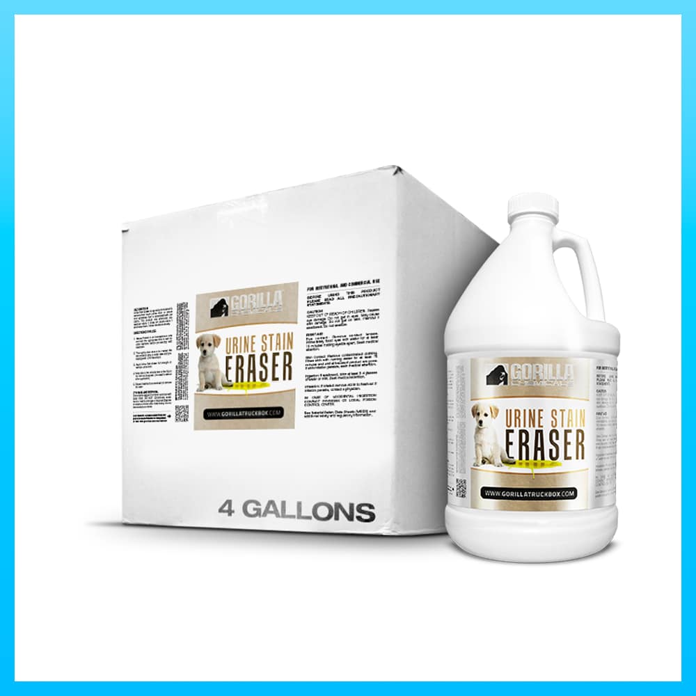 Gorilla Truckbox - Gorilla Urine Stain Eraser - Stain Eliminator - Case (4 Gallons)