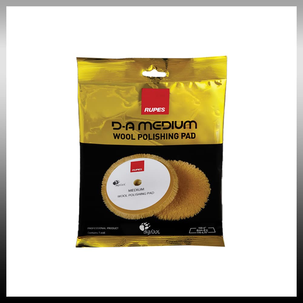 Rupes BW Fine 6" Yellow Wool Polishing Pads