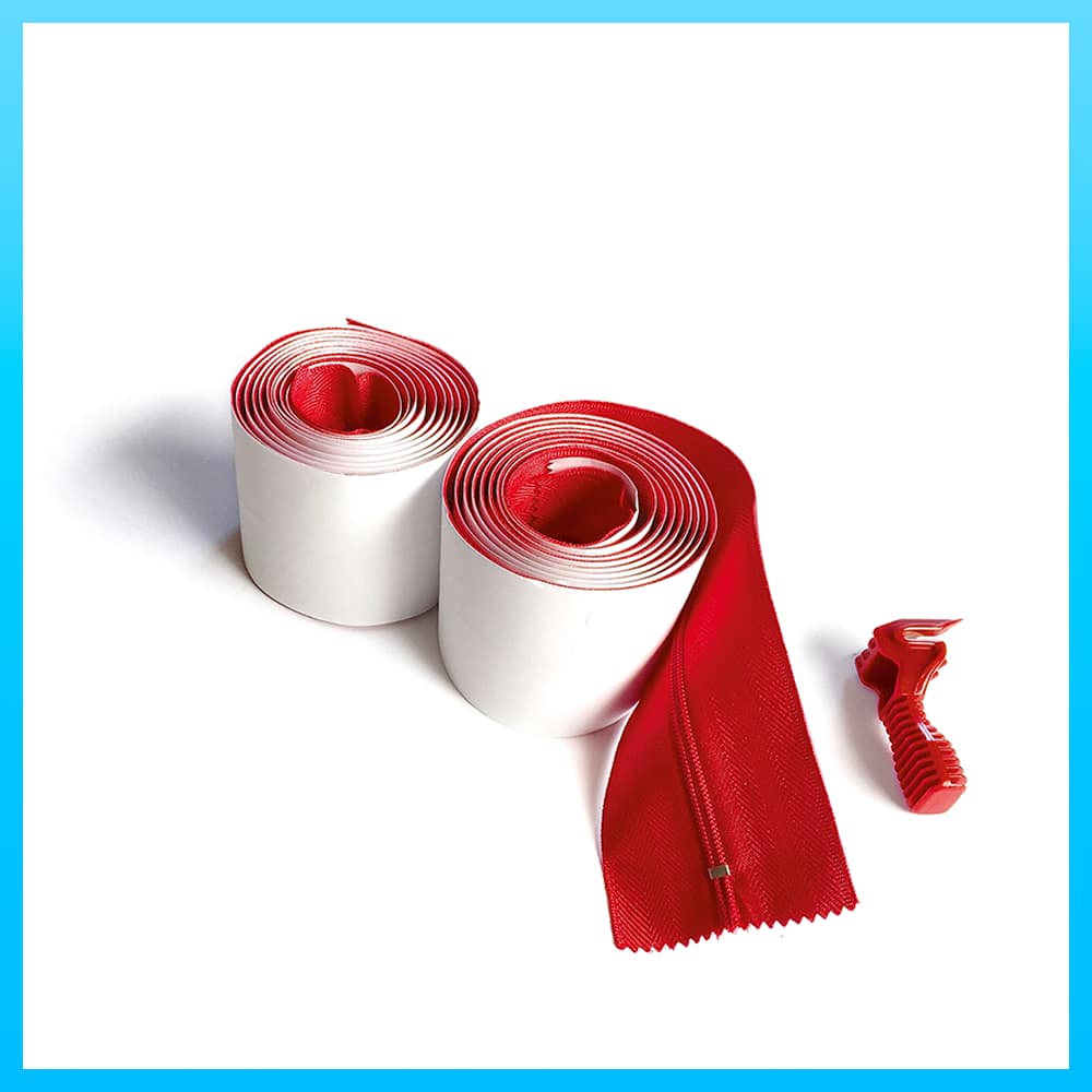 Zipwall Heavy Duty Zippers, 2 Pack w/Knife