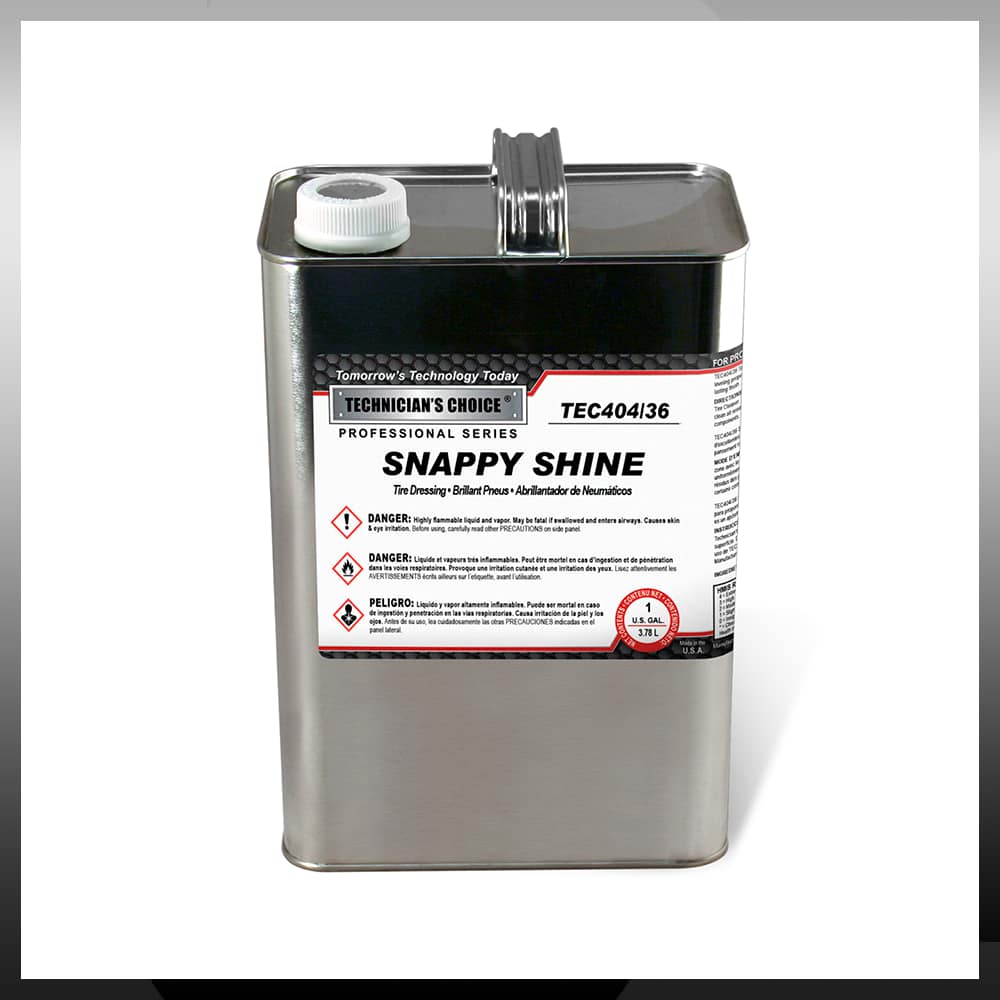 Technicians Choice | TEC404 Snappy Shine | Silicone Based Tire Shine