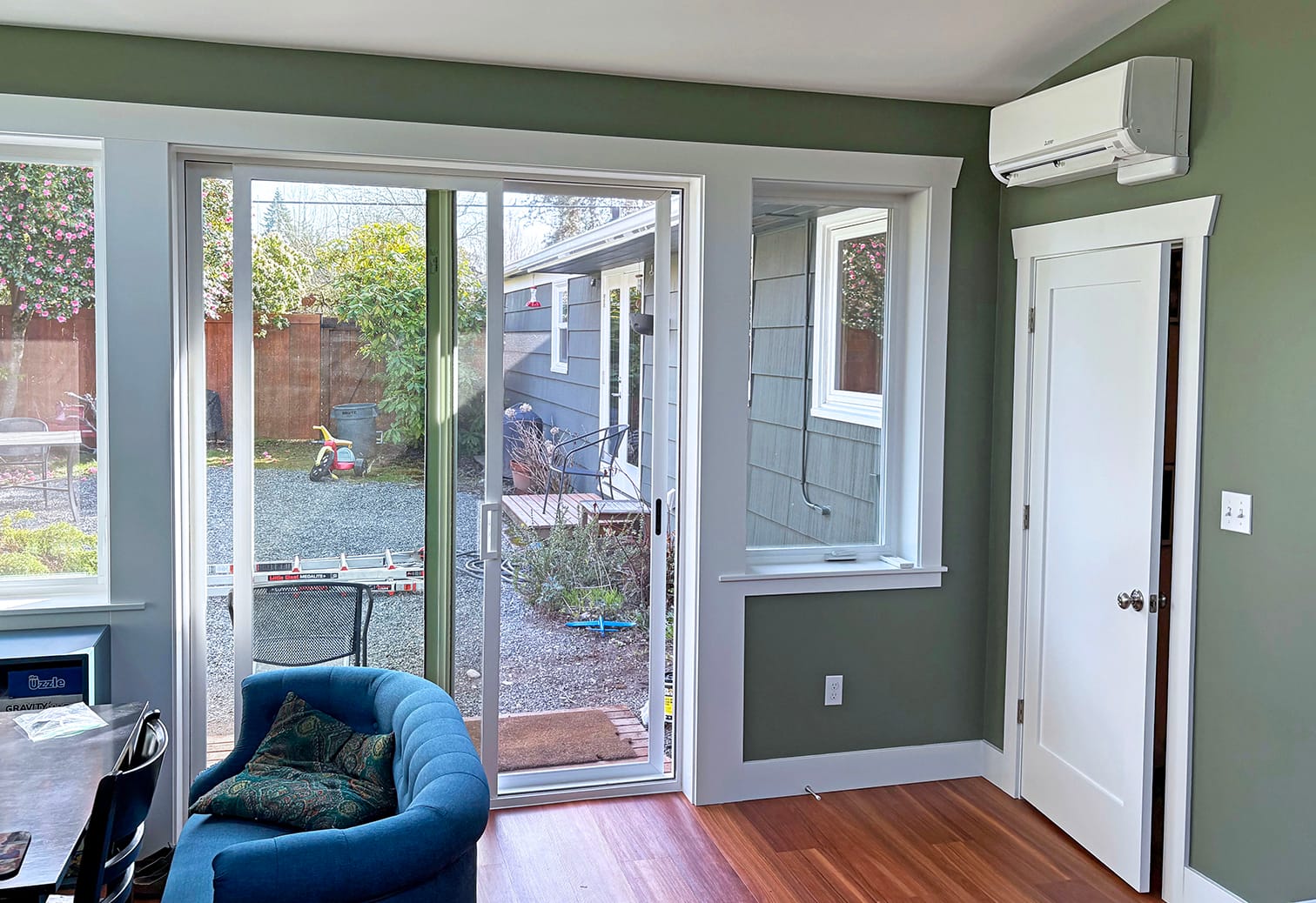 Addition interior millwork, trim carpentry