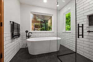 Free standing tub, isolated tub