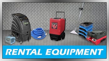 Rental Equipment, Restoration Supplies Rentals, Carpet Cleaning Rentals