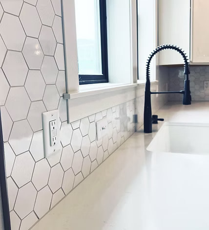 BillingsCustomKitchenBacksplash Billings Tile Studio, Custom Tile Backsplash, Classic, Elegant