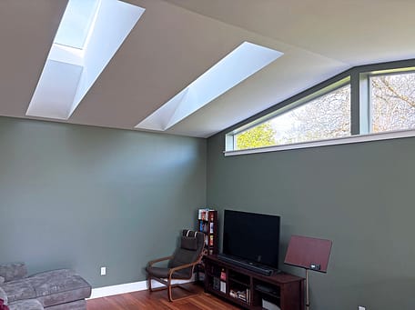 Addition Skylights View Addition interior skylights