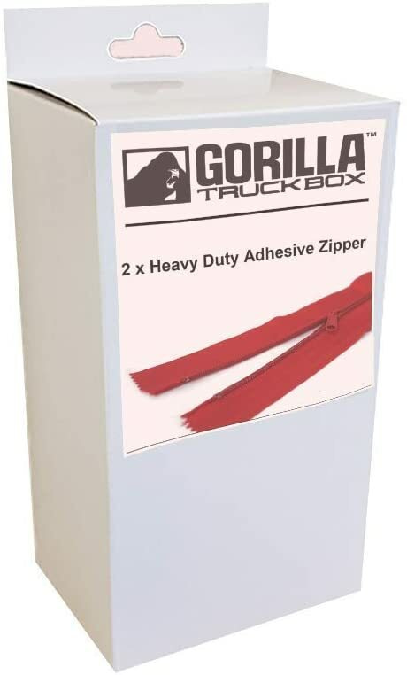 Gorilla Truckbox Self Adhesive Zippers 12 sets (2 zippers per box) Total of 24 zippers
