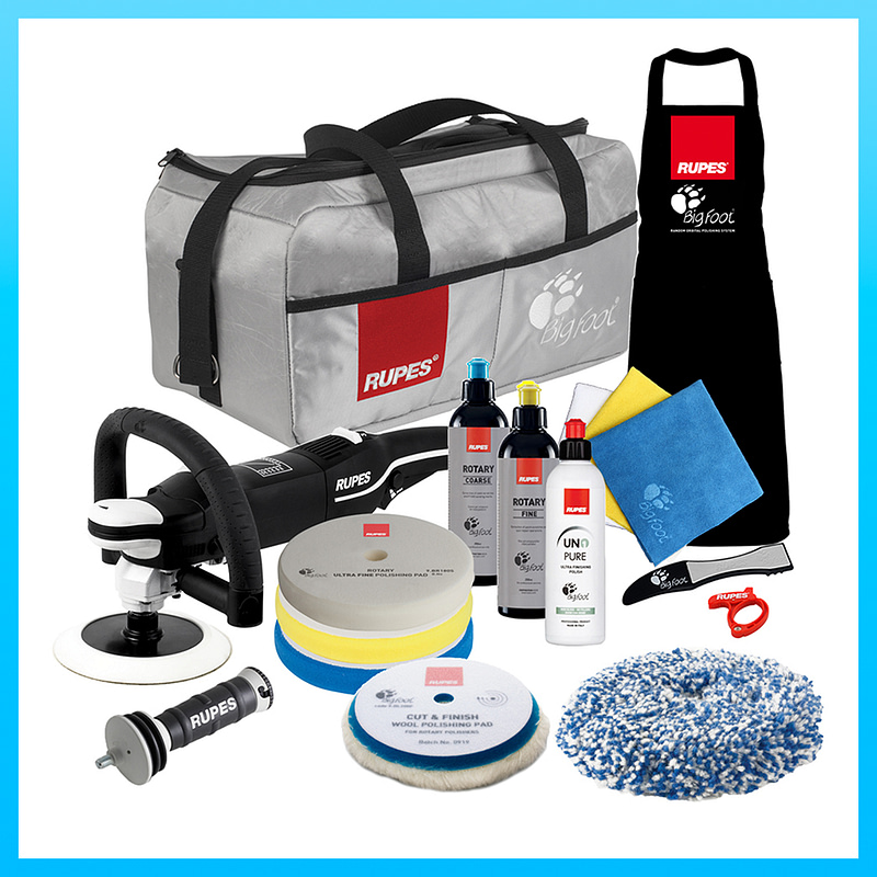 RUPES LH19E/US/CMP | Rotary Polisher Complete Kit