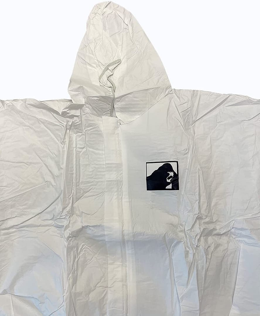 Gorilla Truckbox White Disposable Coverall, 2XL