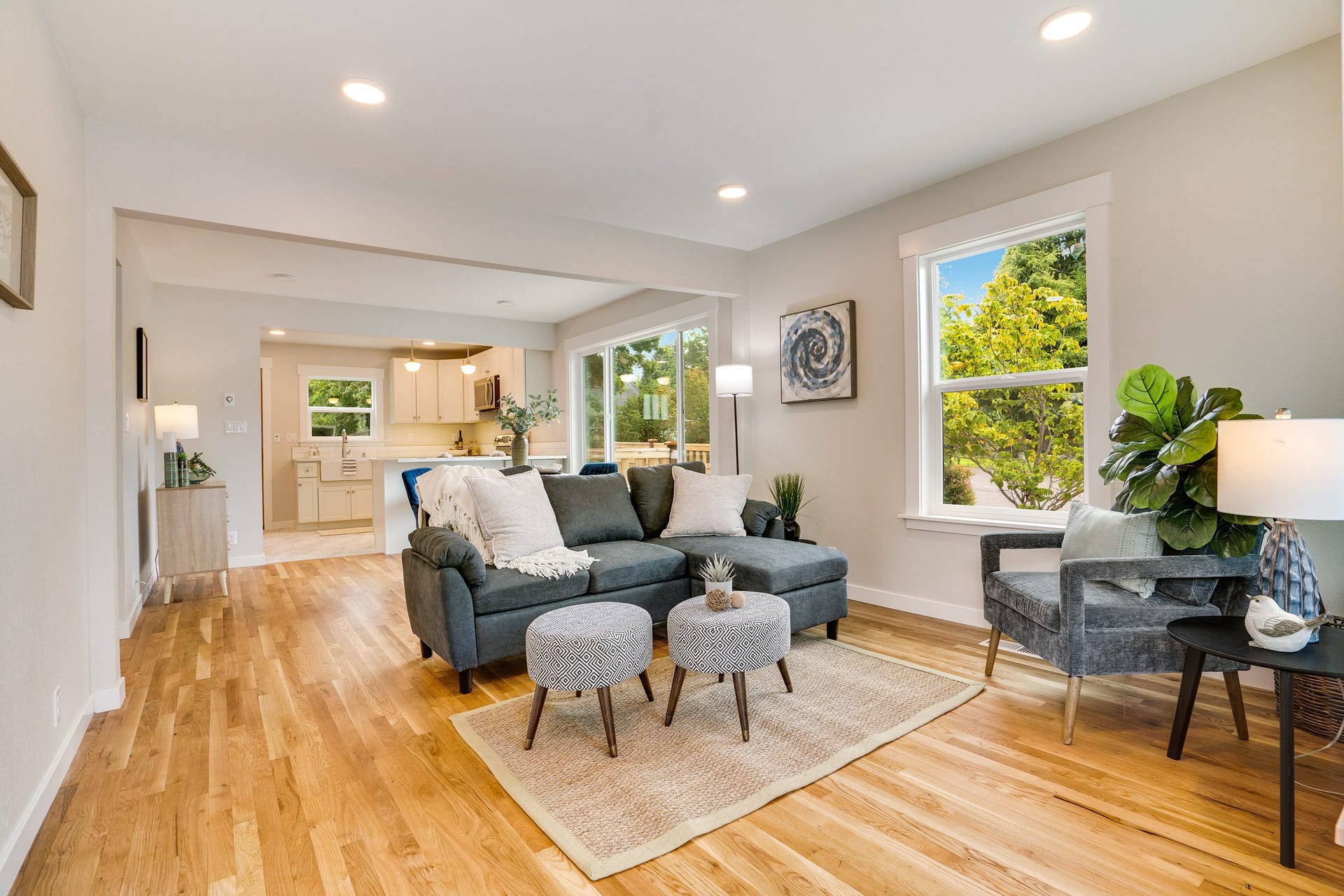 Tacoma Craftsman Remodel Living