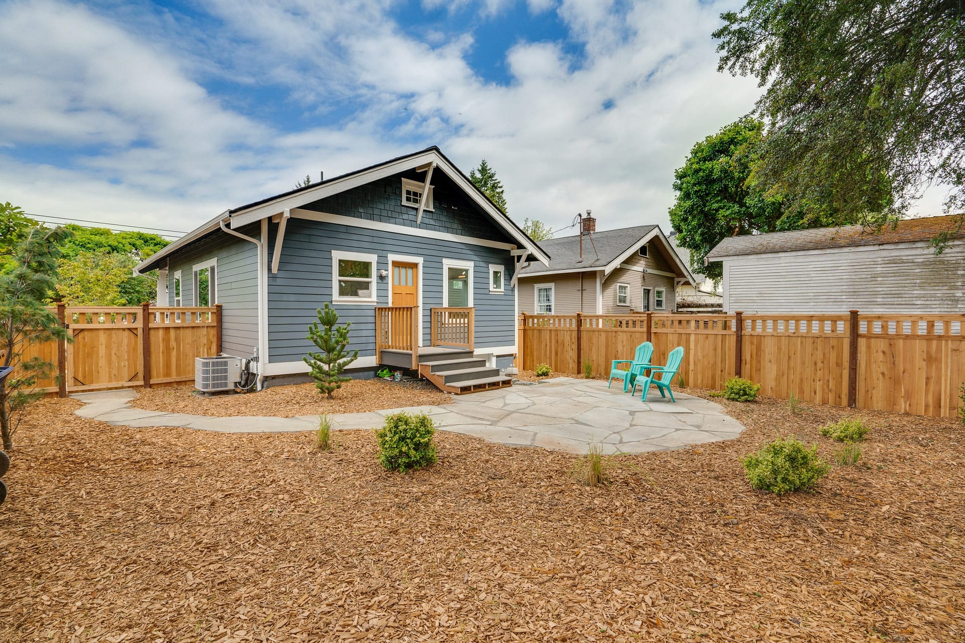 Tacoma Craftsman Remodel Back Yard Sitting
