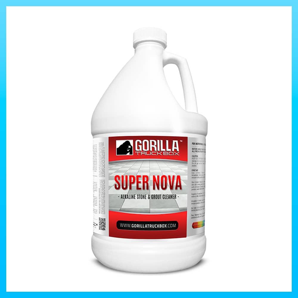 Gorilla Super Nova Alkaline Stone & Grout Cleaner, Gallon